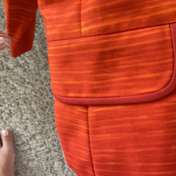 Linda Allard Ellen Tracy Orange Petite 8 NWT - Picture 5 of 6